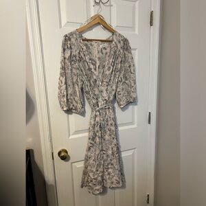 CALVIN KLEIN FAUX WRAP DRESS 18W